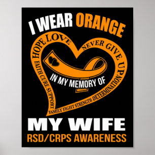 In My Memory Of My Wife Rsdcrps Awareness  Poster