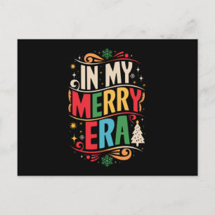 In My Merry Era Christmas Xmas Holiday FamilyIn My Postcard