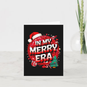 In My Merry Era Family Merry Christmas Lights Disc Card