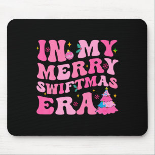 In My Merry Swiftmas Era Christmas Tree Snowflake Mouse Pad