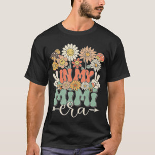 In My Mimi Era Floral Hippie Groovy Retro Matching T-Shirt