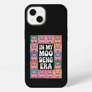 In My Moo Deng Era Moo Deng Hippo Lover iPhone 13 Case