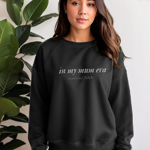 In My Mum Era Custom Mum Crewneck Jumper Sweatshirt