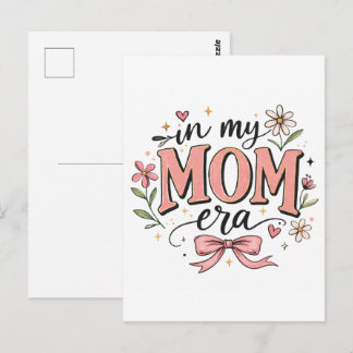 In My Mum Era Trendy Mother’s Day T-Shirt Postcard
