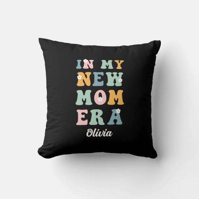 In my new mum era first mothers day gift cushion (Front)