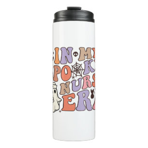 in my nurse era - funny halloween nurse thermal tumbler