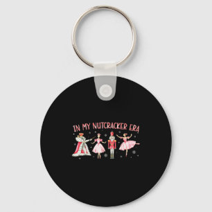 In My Nutcracker Era Christmas Xmas Holiday Pajama Key Ring