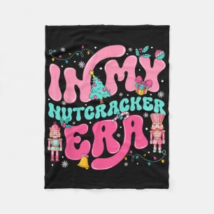 In My Nutcracker Era Nutcracker Squad Pink Christm Fleece Blanket