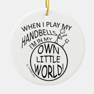 In My Own Little World Handbells Ceramic Tree Decoration