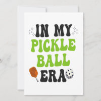In My PickleBall Era Funny Groovy Sport Gift
