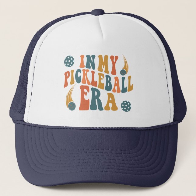 In My Pickleball Era, Funny Paddleball Saying Trucker Hat (Front)