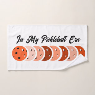In My Pickleball Era – Orange Vibes Design Hand Towel