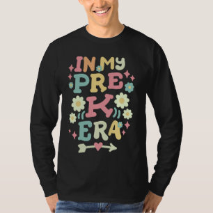 In My Pre-K Era Retro Groovy Back To School Kids B T-Shirt