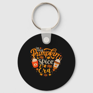 In My Pumpkin Spice Era Funny Retro Fall Vibes Tha Key Ring