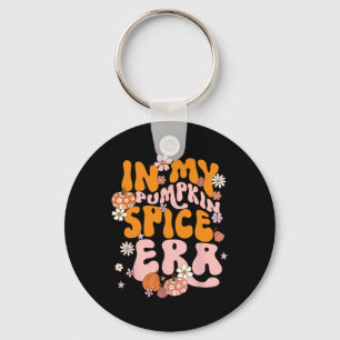 In My Pumpkin Spice Era Thanksgiving Autumn Fall Y Key Ring