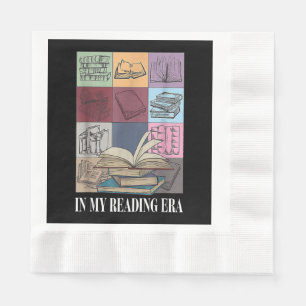 In My Reading Era Bookish Book Lover Napkin
