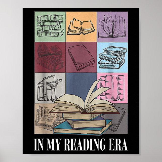 In My Reading Era Bookish Book Lover Poster (Front)