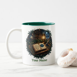 In My Reading Winter Era Open Book Two-Tone Coffee Mug