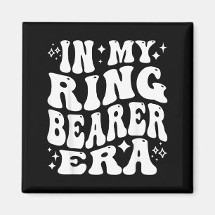 In My Ring Bearer Era Funny Ring Security Wedding Magnet
