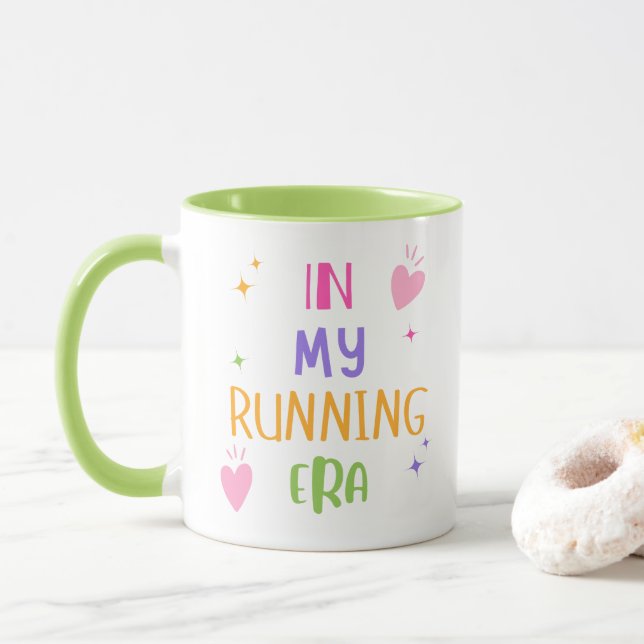 In My Running Era Shirt | Funny Runner Gifts       Mug (With Donut)