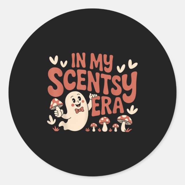 In My Scentsy Era Funny Scentsy Mum Mothers Day Re Classic Round Sticker (Front)