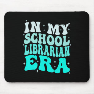 In My School Librarian Era Groovy Back To School B Mouse Pad