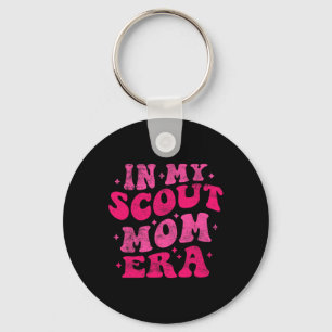 In My Scout Mum Era Funny Scout Mum Groovy Mothers Key Ring