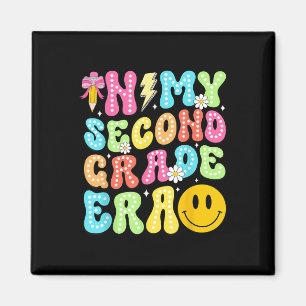 In My Second Grade Era Back To School 2nd Grade Gi Magnet