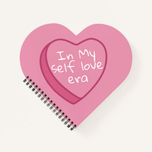 "In My Self Love Era" Pink Notebook