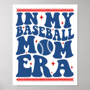 In My Sell Mom Era Groovy Sell Mom Team Mother's D Poster