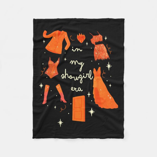 In My Showgirl Era Funny Show Girl Women Men Kids  Fleece Blanket (Front)