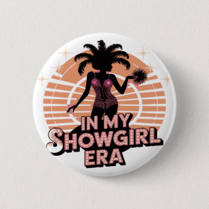 In My Showgirl Era Retro Disco 6 Cm Round Badge