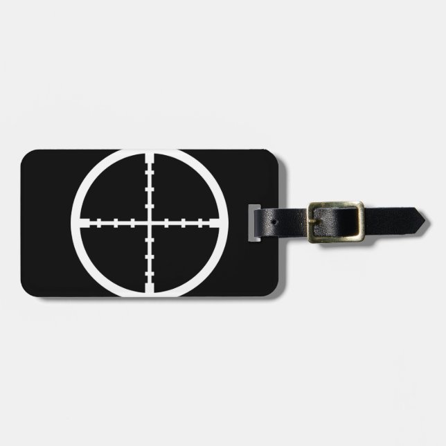 In My Sights Luggage Tag (Front Horizontal)