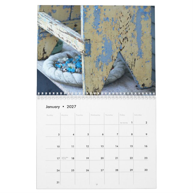 in my sister's garden 2010 calendar (Jan 2027)