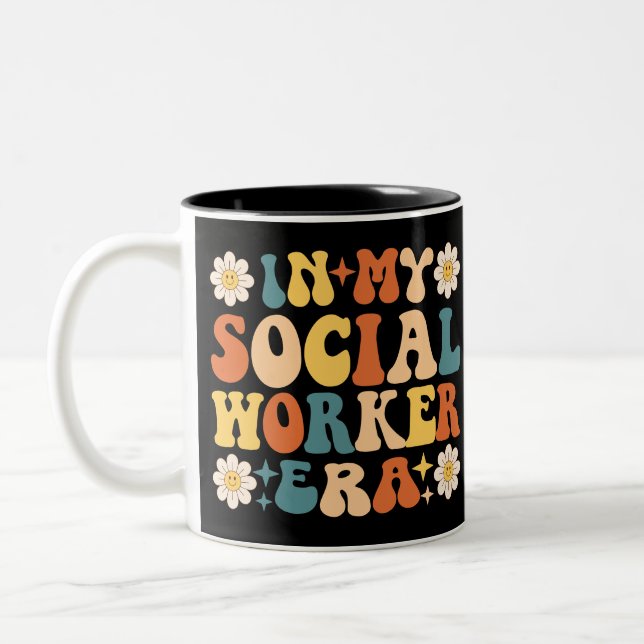 In My Social Worker Era Two-Tone Coffee Mug (Left)