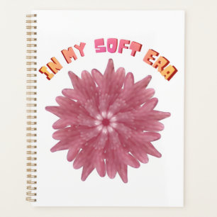 In My Soft Era Y2K Aesthetic Pink Flower Art Planner