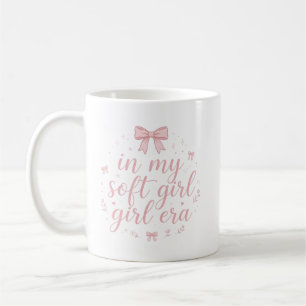In My Soft Girl Era Mug - Pink Bow Coquette Coffee