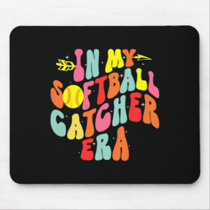 In My Softll Catcher Era Groovy Softll Player Game Mouse Pad