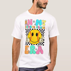 In My Softll Fourth Grade Era Retro Smile Face Fir T-Shirt