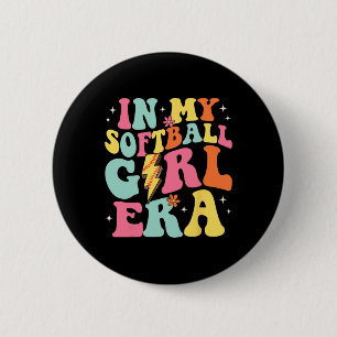 In My Softll Girl Era Retro Groovy Softll Girl _1 6 Cm Round Badge