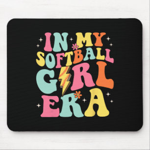 In My Softll Girl Era Retro Groovy Softll Girl _1 Mouse Pad