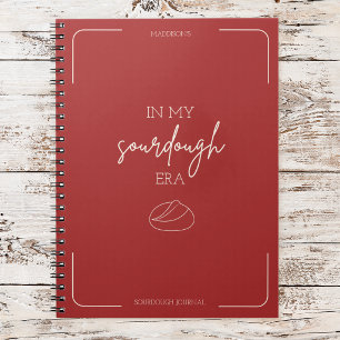In My Sourdough Era Bread Maker Vintage Design Notebook
