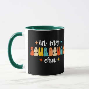 In My Sourdough Era Groovy Funny Sour Dough Maker Mug