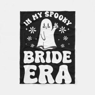 In My Spooky Bride Era Halloween Bachelorette Part Fleece Blanket