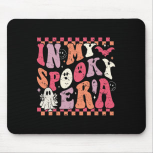 In My Spooky Era Groovy Hippie Halloween Ghost Mouse Pad