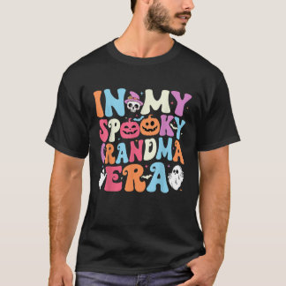 In My Spooky Grandma Era Halloween Groovy Grandma T-Shirt