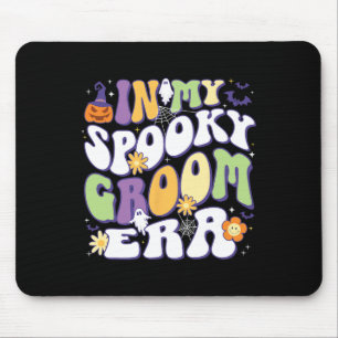 In My Spooky Groom Era Halloween Groovy Retro Mouse Pad