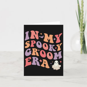 In My Spooky Groom Era Halloween Wedding Groom Card