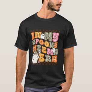 In My Spooky Meema Era Retro Groovy Halloween Cute T-Shirt