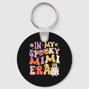 In My Spooky Mimi Era Groovy Ghost Halloween Grand Key Ring